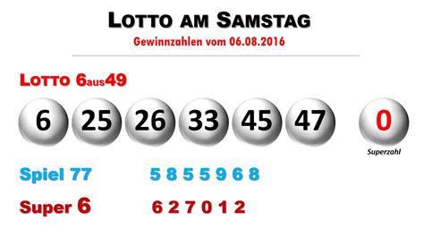 lottozahlen samstag ziehung 6 aus 49 reihenfolge